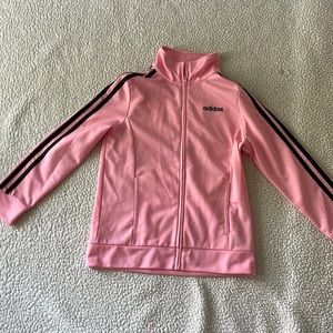 Adidas bubblegum pink track jacket